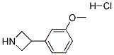 3-(3-METHOXYPHENYL)AZETIDINE HYDROCHLORIDE Struktur