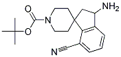 TERT-BUTYL 3-AMINO-7-CYANO-2,3-DIHYDROSPIRO[INDENE-1,4'-PIPERIDINE]-1'-CARBOXYLATE Struktur