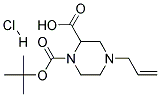 4-ALLYL-PIPERAZINE-1,2-DICARBOXYLIC ACID 1-TERT-BUTYL ESTER HYDROCHLORIDE Struktur