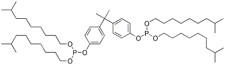 4,4'-ISOPROPYLIDENEBIS(DIISODECYL PHENYL PHOSPHITE) Struktur