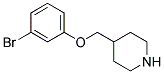 4-[(3-BROMOPHENOXY)METHYL]PIPERIDINE Struktur