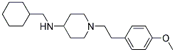 N-(CYCLOHEXYLMETHYL)-1-[2-(4-METHOXYPHENYL)ETHYL]PIPERIDIN-4-AMINE Struktur