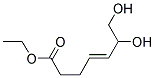 6,7-DIHYDROXY-HEPT-4-ENOIC ACIDETHYL ESTER Struktur