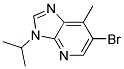 6-BROMO-3-ISOPROPYL-7-METHYL-3H-IMIDAZO[4,5-B]PYRIDINE Struktur