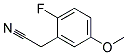 5-METHOXY-2-FLUOROBENZYL CYANIDE Struktur