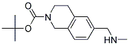 TERT-BUTYL 6-((METHYLAMINO)METHYL)-3,4-DIHYDROISOQUINOLINE-2(1H)-CARBOXYLATE Struktur