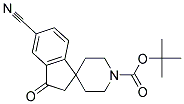 TERT-BUTYL 5-CYANO-3-OXO-2,3-DIHYDROSPIRO[INDENE-1,4'-PIPERIDINE]-1'-CARBOXYLATE Struktur