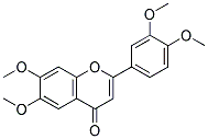 6,7,3',4'-TETRAMETHOXYFLAVONE Struktur