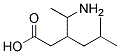 3-(1-AMINO-ETHYL)-5-METHYLHEXANOIC ACID Struktur