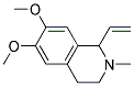 6,7-DIMETHOXY-2-METHYL-1-VINYL-1,2,3,4-TETRAHYDRO-ISOQUINOLINE Struktur