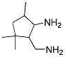 5-AMINO-2,2,4-TRIMETHYL-1-CYCLOPENTANE-METHYLAMINE Struktur