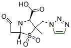 (2S,5R)-3-METHYL-4,4,7-TRIOXO-3-[1,2,3]TRIAZOL-1-YLMETHYL-4LAMBDA6-THIA-1-AZA-BICYCLO[3.2.0]HEPTANE-2-CARBOXYLIC ACID Struktur