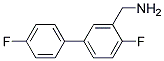 (4,4'-DIFLUORO[1,1'-BIPHENYL]-3-YL)METHANAMINE Struktur