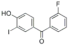 (3-FLUOROPHENYL)(4-HYDROXY-3-IODOPHENYL)METHANONE Struktur