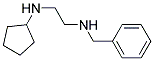 N-(2-(BENZYLAMINO)ETHYL) CYCLOPENTANAMINE Struktur