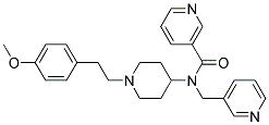 N-(1-[2-(4-METHOXYPHENYL)ETHYL]PIPERIDIN-4-YL)-N-(PYRIDIN-3-YLMETHYL)NICOTINAMIDE Struktur