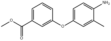 METHYL 3-(4-AMINO-3-METHYLPHENOXY)BENZOATE Struktur