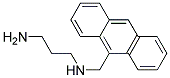 N1-ANTHRACEN-9-YLMETHYL-PROPANE-1,3-DIAMINE Struktur