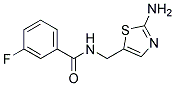 N-(2-AMINO-THIAZOL-5-YLMETHYL)-3-FLUORO-BENZAMIDE Struktur