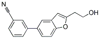 3-[2-(2-HYDROXYETHYL)-1-BENZOFURAN-5-YL]BENZONITRILE Struktur