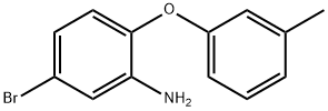 5-BROMO-2-(3-METHYLPHENOXY)ANILINE Struktur