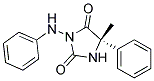 (5S)-5-METHYL-5-PHENYL-3-(PHENYLAMINO)-2,4-IMIDAZOLIDINEDIONE Struktur