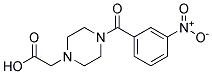 [4-(3-NITRO-BENZOYL)-PIPERAZIN-1-YL]-ACETIC ACID Struktur