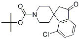 TERT-BUTYL 7-CHLORO-3-OXO-2,3-DIHYDROSPIRO[INDENE-1,4'-PIPERIDINE]-1'-CARBOXYLATE Struktur