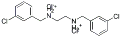 N1,N2-BIS(3-CHLOROBENZYL)-1,2-ETHANEDIAMINIUM DICHLORIDE Struktur