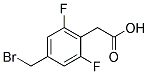 4-(BROMOMETHYL)-2,6-DIFLUOROPHENYLACETIC ACID Struktur