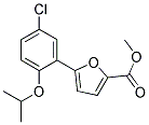 5-(2-ISOPROPOXY-5-CHLOROPHENYL)FURAN-2-CARBOXYLIC ACID METHYL ESTER Struktur