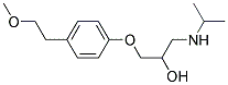 METOPROLOL IMPURITY A(2RS)-1-(ETHYLAMINO)-3-[4-(2-METHOXYETHYL)PHENOXY]PROPAN-2-OL EPY(CRM STANDARD) Struktur