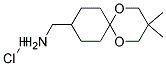 (3,3-DIMETHYL-1,5-DIOXA-SPIRO[5.5]UNDEC-9-YL)-METHYL-AMINE, HYDROCHLORIDE Struktur