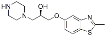 (R)-1-(2-METHYL-BENZOTHIAZOL-5-YLOXY)-3-PIPERAZIN-1-YL-PROPAN-2-OL Struktur