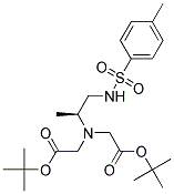 {TERT-BUTOXYCARBONYLMETHYL-[(S)-1-METHYL-2-(TOLUENE-4-SULFONYLAMINO)-ETHYL]-AMINO}-ACETIC ACID TERT-BUTYL ESTER Struktur