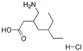 3-AMINOMETHYL-5-ETHYLHEPTANOIC ACID HYDROCHLORIDE Struktur