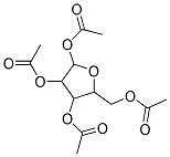 ACETIC ACID 3,4,5-TRIACETOXY-TETRAHYDRO-FURAN-2-YLMETHYL ESTER Struktur