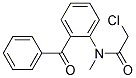 N-(2-BENZOYL-PHENYL)-2-CHLORO-N-METHYL-ACETAMIDE Struktur