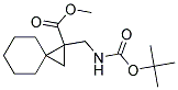 N-BOC-1-AMINOMETHYL-SPIRO[2.5]OCTANE-1-CARBOXYLIC ACID METHYL ESTER Struktur