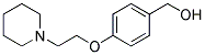 4-(2-Piperidinoethoxy)Benzyl Alcohol Struktur