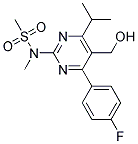 [4-(-4-Fluorophenyl)-6-Isopropyl-2-(N-Methyl-N-Methylsulphonylamino)-Pyrimidin-5-Yl]Methanol Struktur