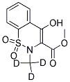 METHYL-4-HYDROXY-2-METHYL-D3-2H-1,2-BENZOTHIAZINE-3-CARBOXYLATE 1,1-DIOXIDE Structure