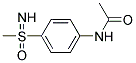 S-METHYL-S-(4-ACETAMIDOPHENYL) SULFOXIMINE Struktur