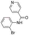 N-(2-BROMOPHENYL)- 4-PYRIDINECARBOXAMIDE Struktur