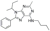 9-SEC-BUTYL-N-BUTYL-2-METHYL-8-PHENYL-9H-PURIN-6-AMINE Struktur