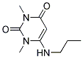 6-PROPYLAMINO-1,3-DIMETHYLURACIL Struktur