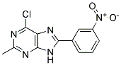 6-CHLORO-2-METHYL-8-(3-NITROPHENYL)-9H-PURINE Struktur