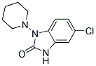 5-CHLORO-2,3-DIHYDRO-1(PIPERIDIN-YL)-1H-BENZIMIDAZOLE-2-ONE Struktur