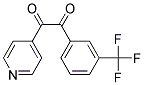 4-PYRIDINYL[3-(TRIFLUOROMETHYL)PHENYL]-ETHANEDIONE Struktur