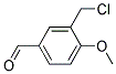 4-METHOXY-3-CHLOROMETHYLBENZALDEHYDE Struktur